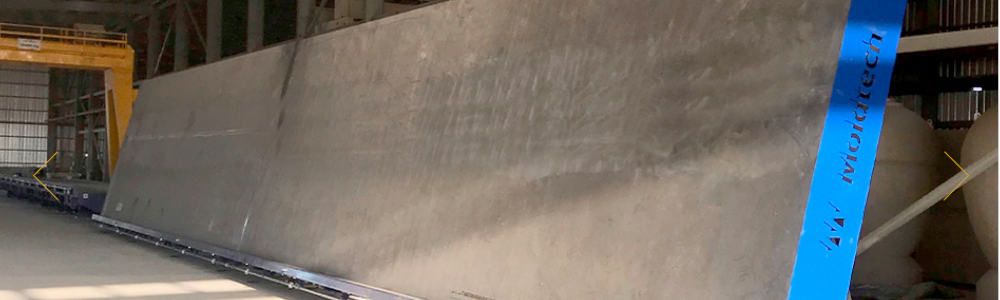 Moldtech suministra dos mesas basculantes para la producción de paneles prefabricados en Argentina