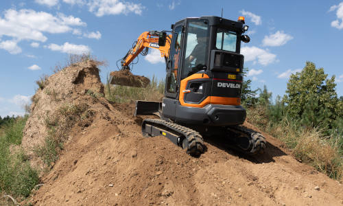 Develon miniexcavadora mejorada