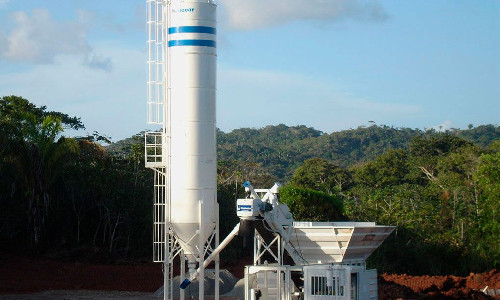 Planta de hormigón compacta de alta producción DRY 2000 de Frumecar