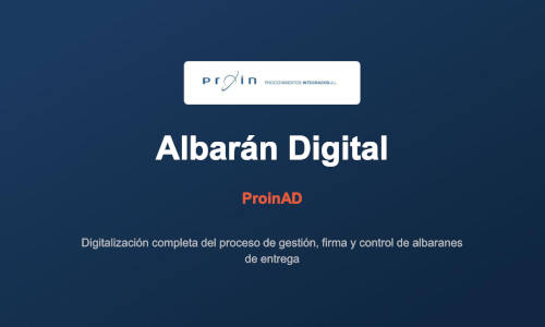 Albarán Digital: ProinAD